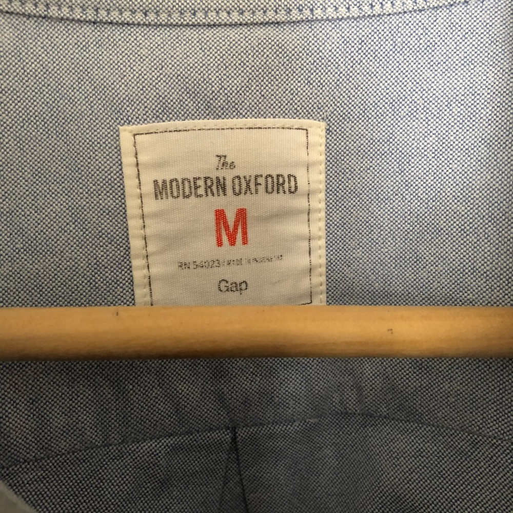 Gap Oxford Shirt in Light Pastel Blue